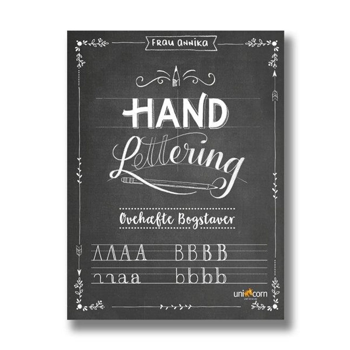 Malebog, Hand Lettering Øvehæfte Bogstav