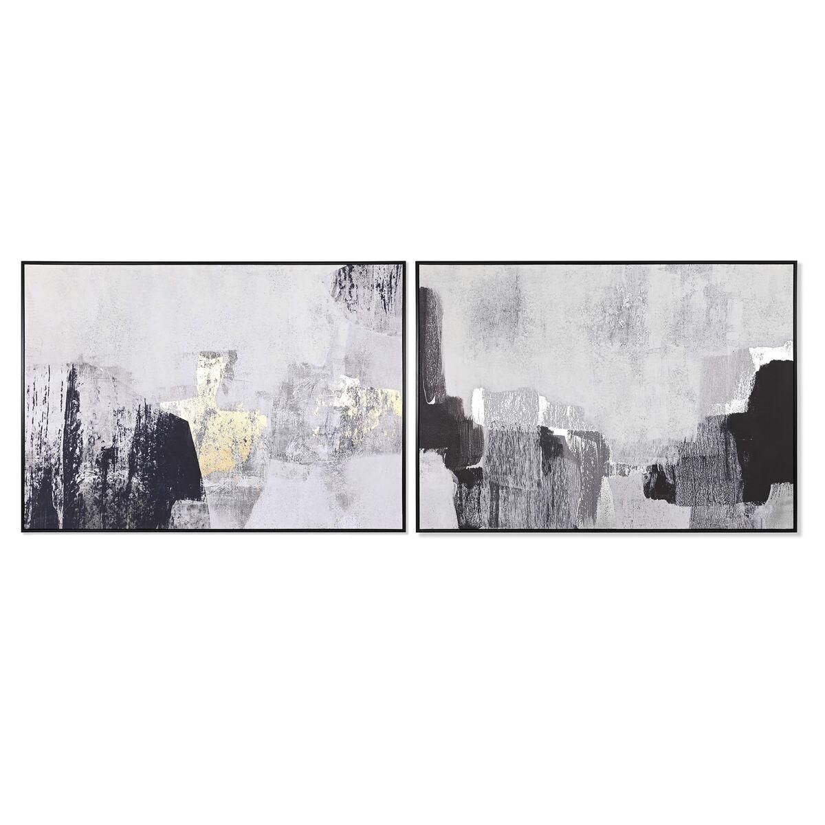 Maleri 143 x 4,5 x 103 cm Abstrakt Urban (2 enheder)