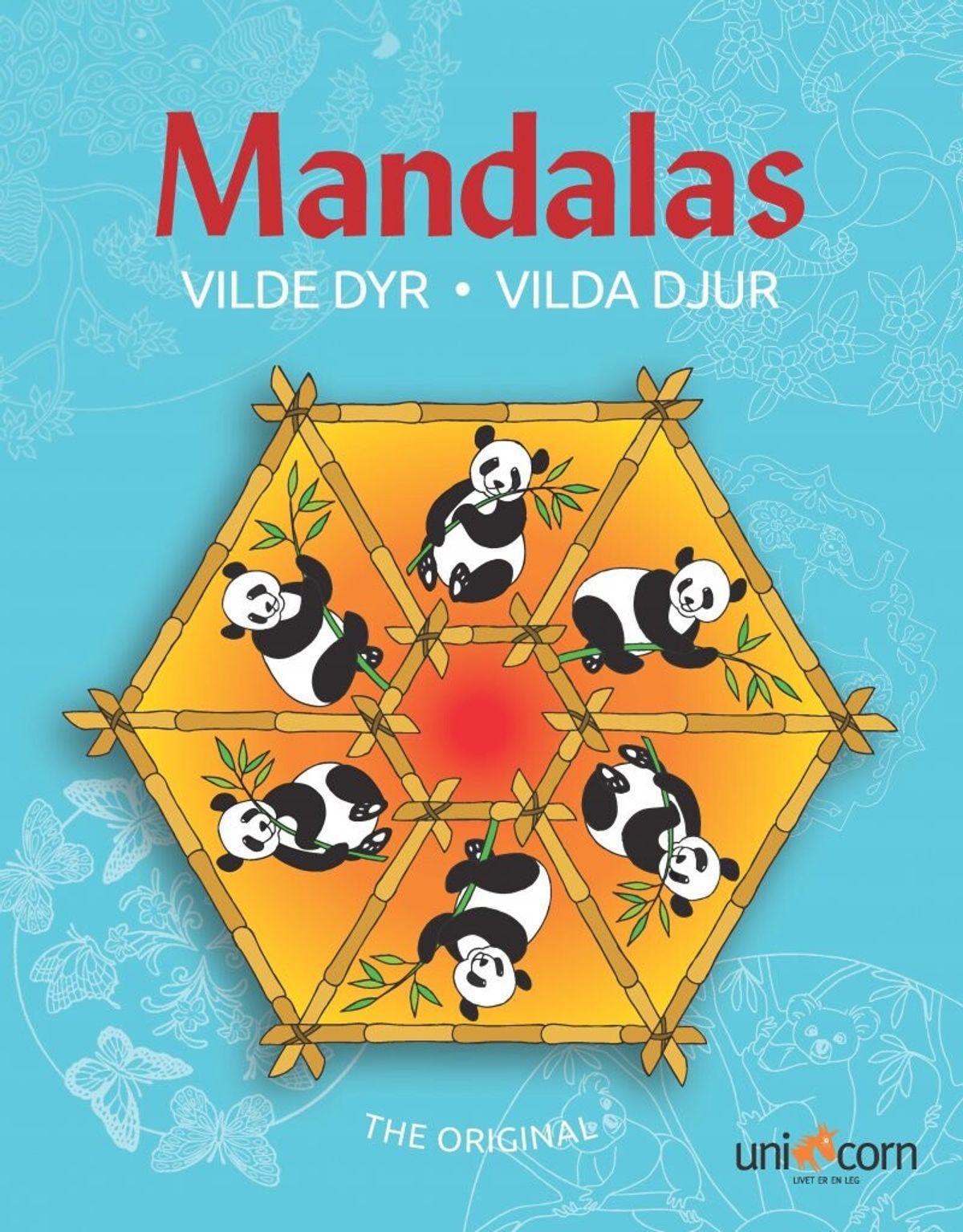 Mandala Bog - Vilde Dyr - Diverse - Bog