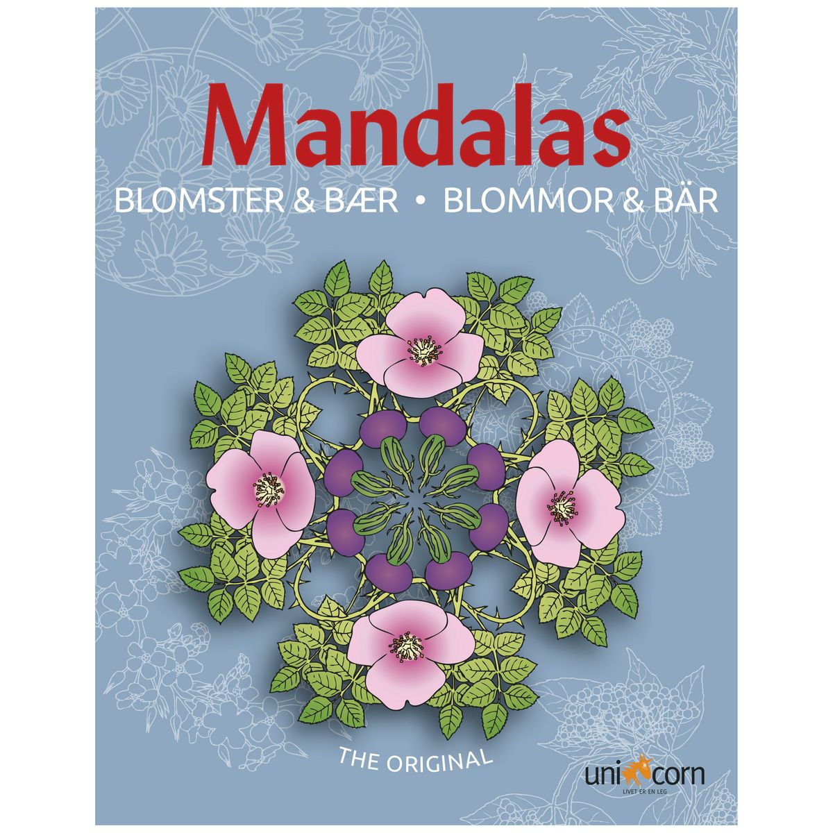 Mandalas - blomster & Bær (One size)