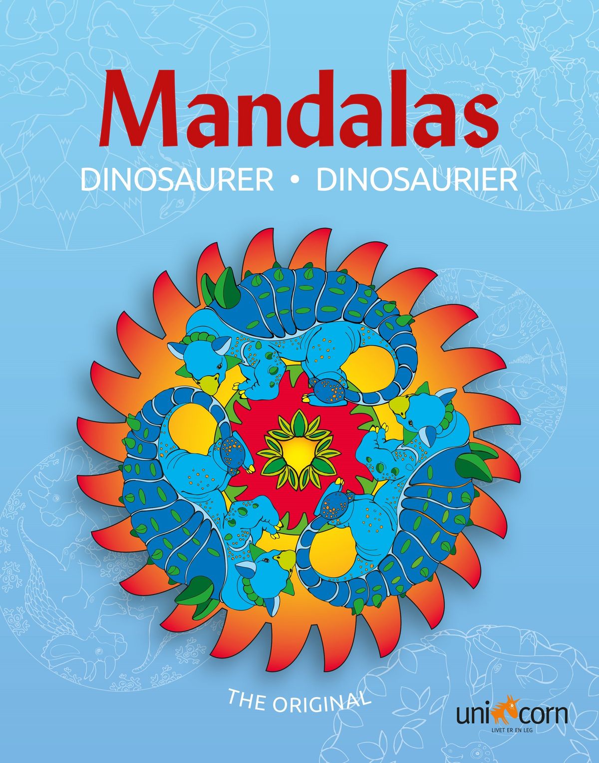 Mandalas med Dinosaurer