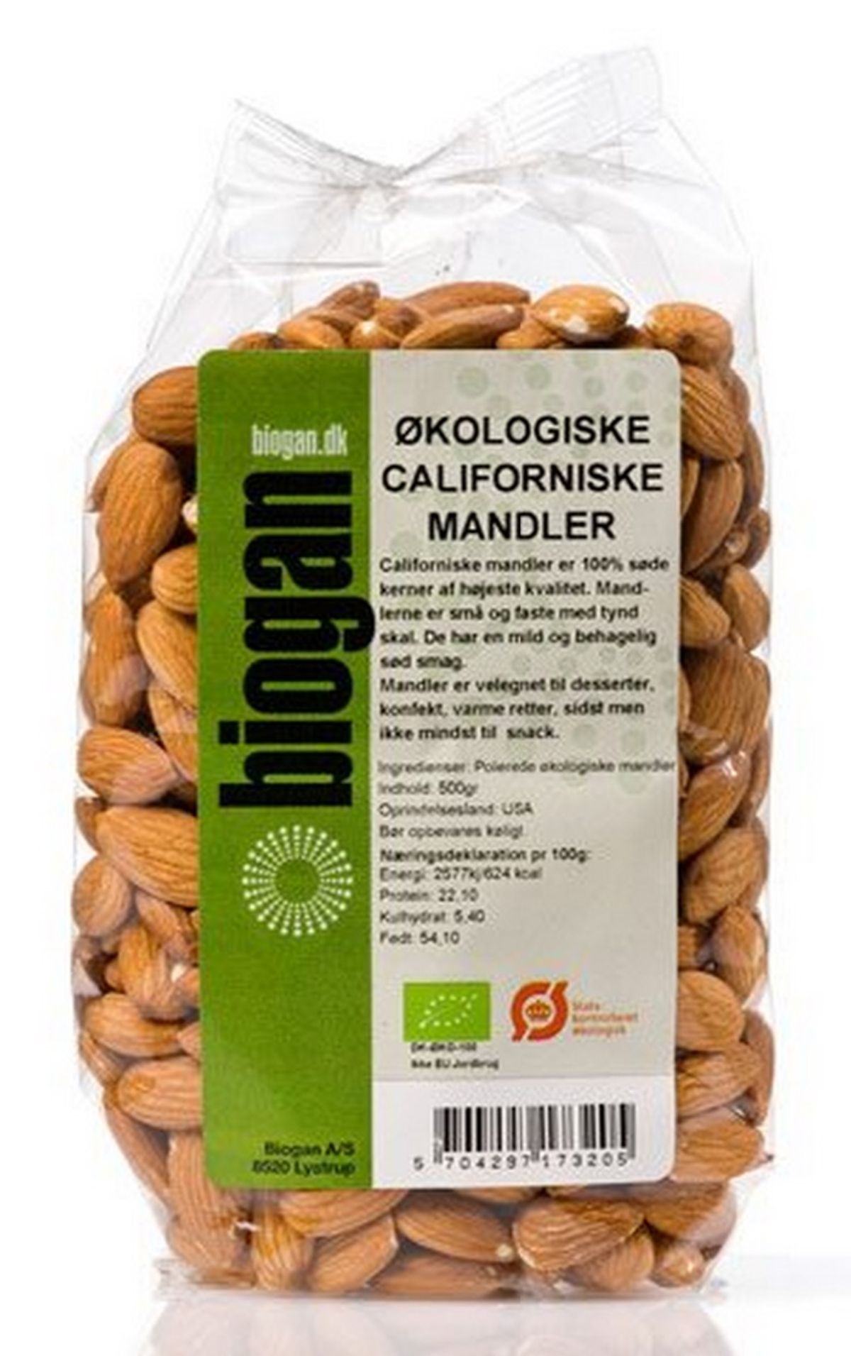 Mandler californiske Ø, 400g.