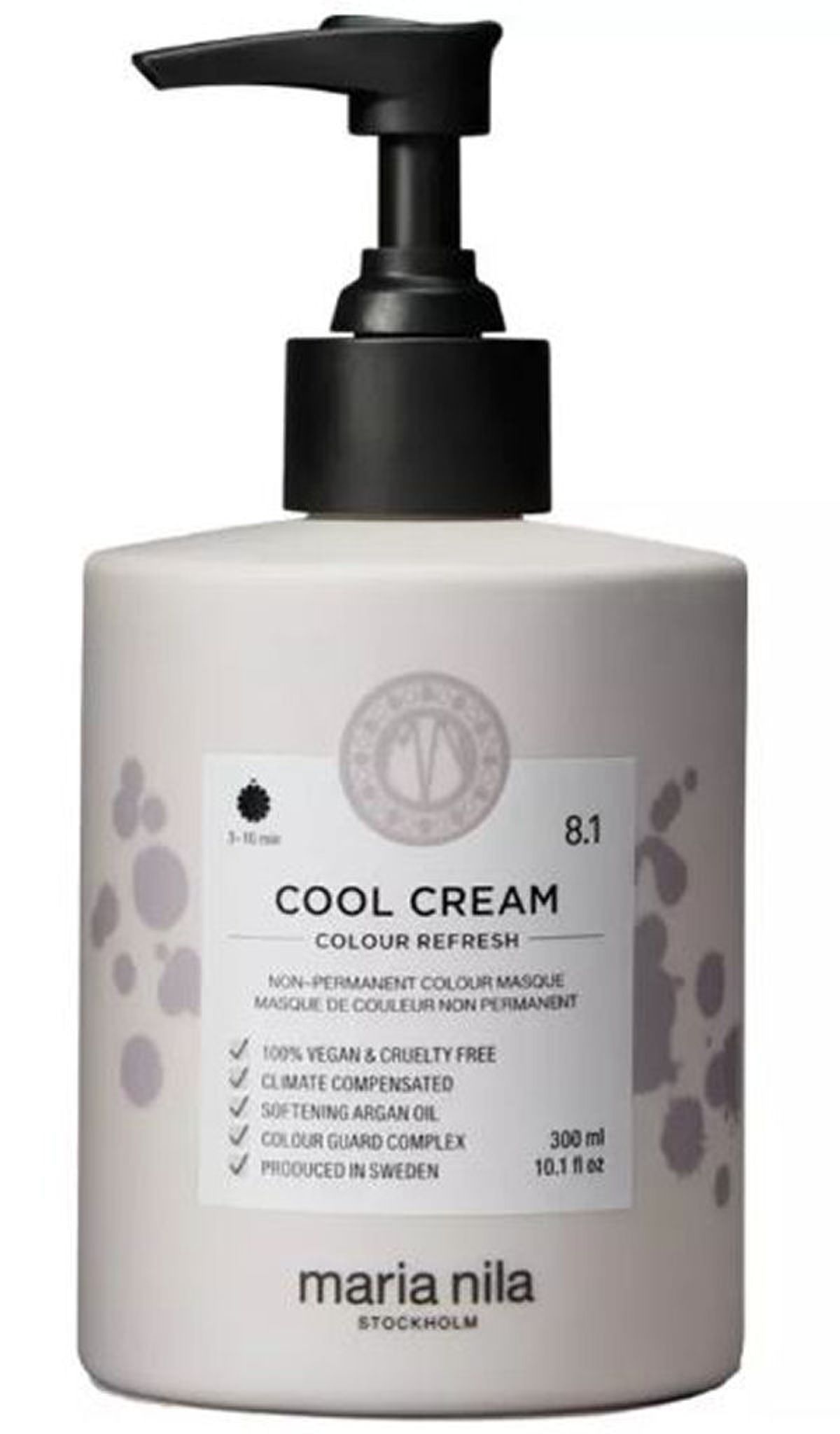 Maria nila stockholm cool cream colour refresh non-permanent colour masque 8.1 300ml