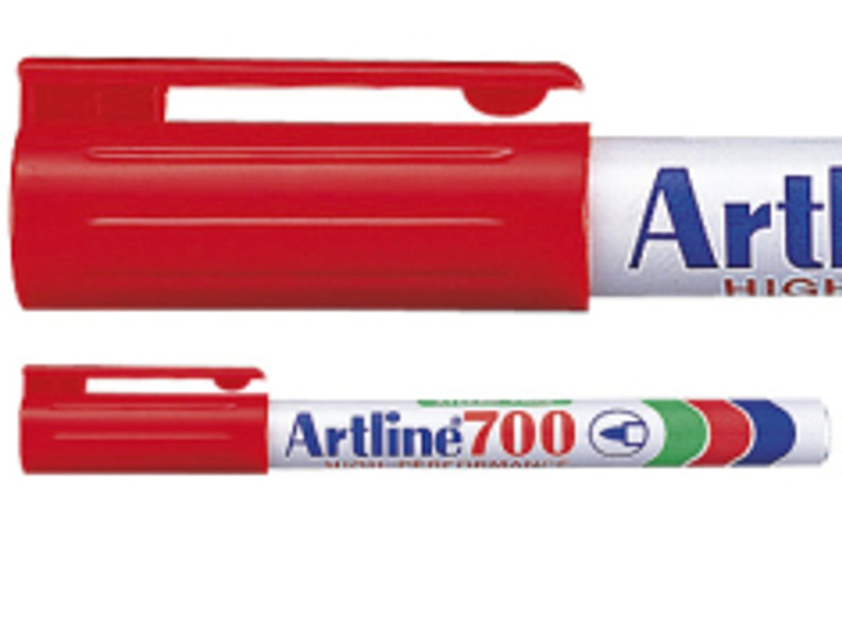 Marker Artline 700 rød