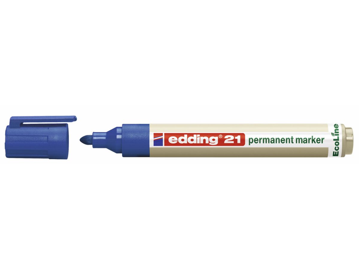 Marker Edding 21 Ecoline blå