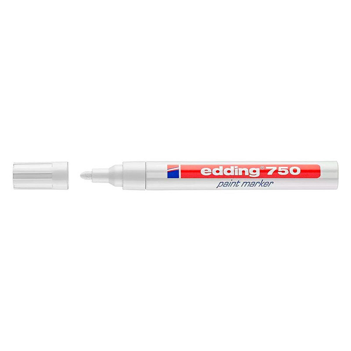 Marker Edding 750 permanent hvid 2-4mm