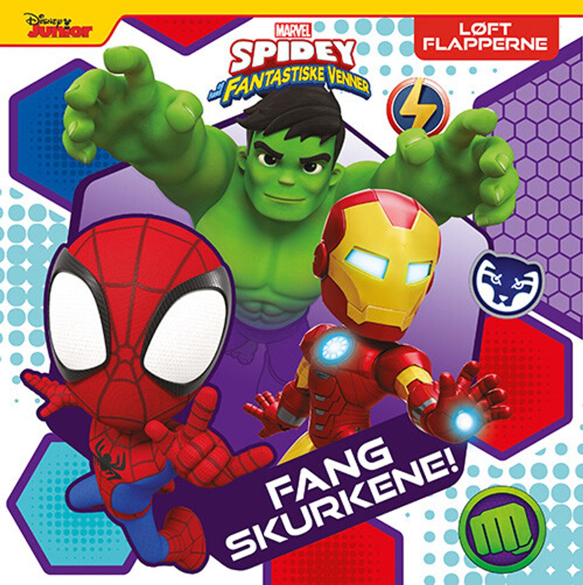 Marvel - Spidey - Fang Skurkene! - Løft Flapperne - Diverse - Bog