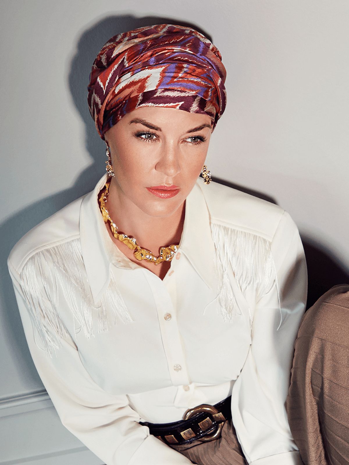 Milena Turban | Antique Paisley - Petrol