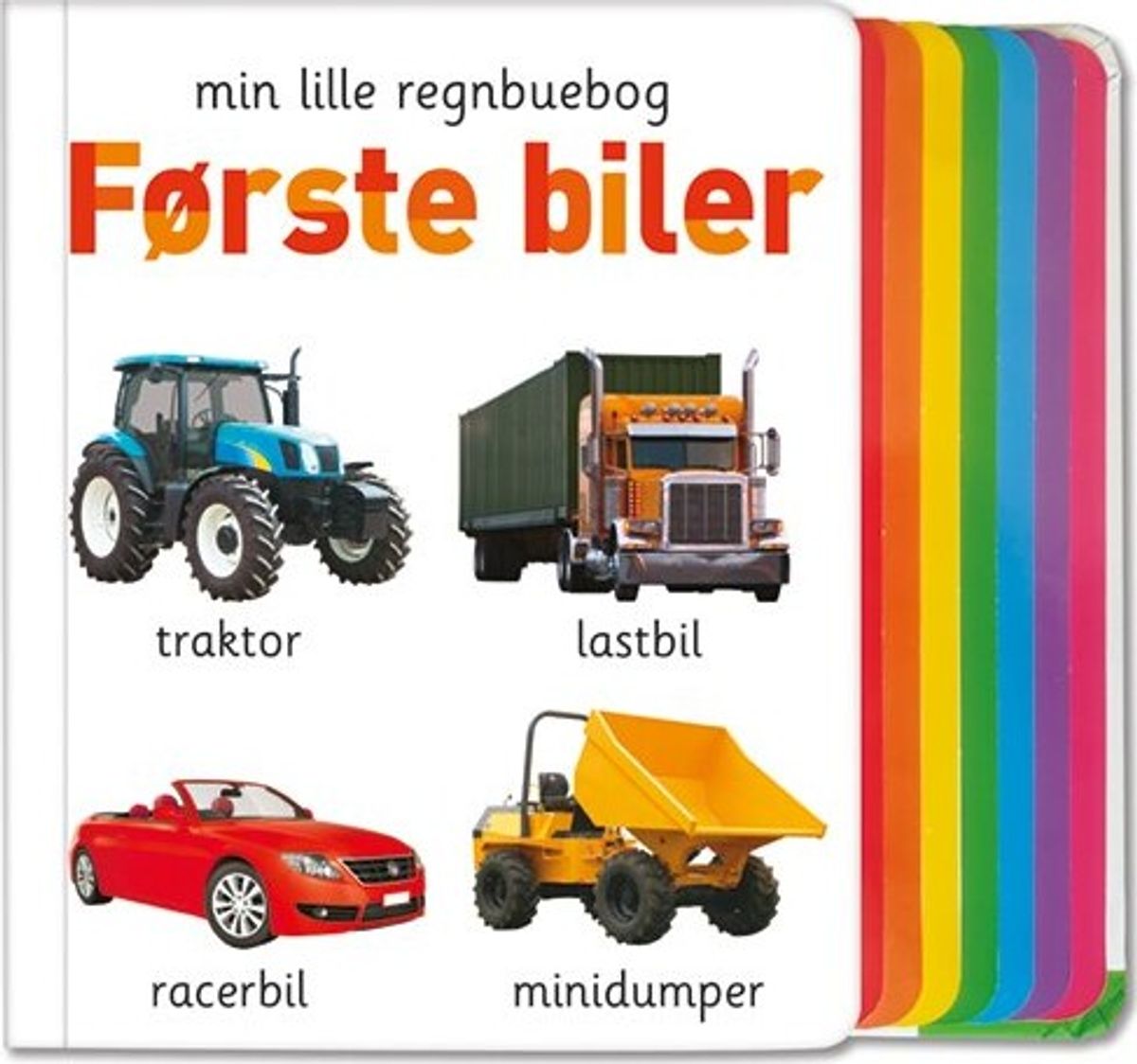 Min Lille Regnbuebog - Første Biler - Diverse - Bog