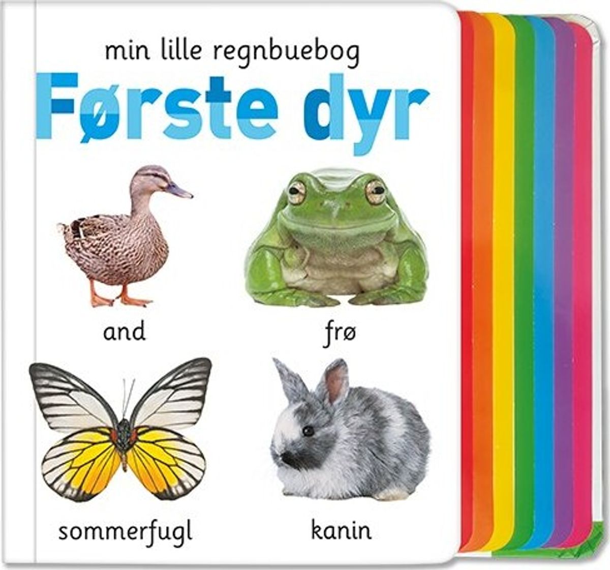 Min Lille Regnbuebog - Første Dyr - Diverse - Bog