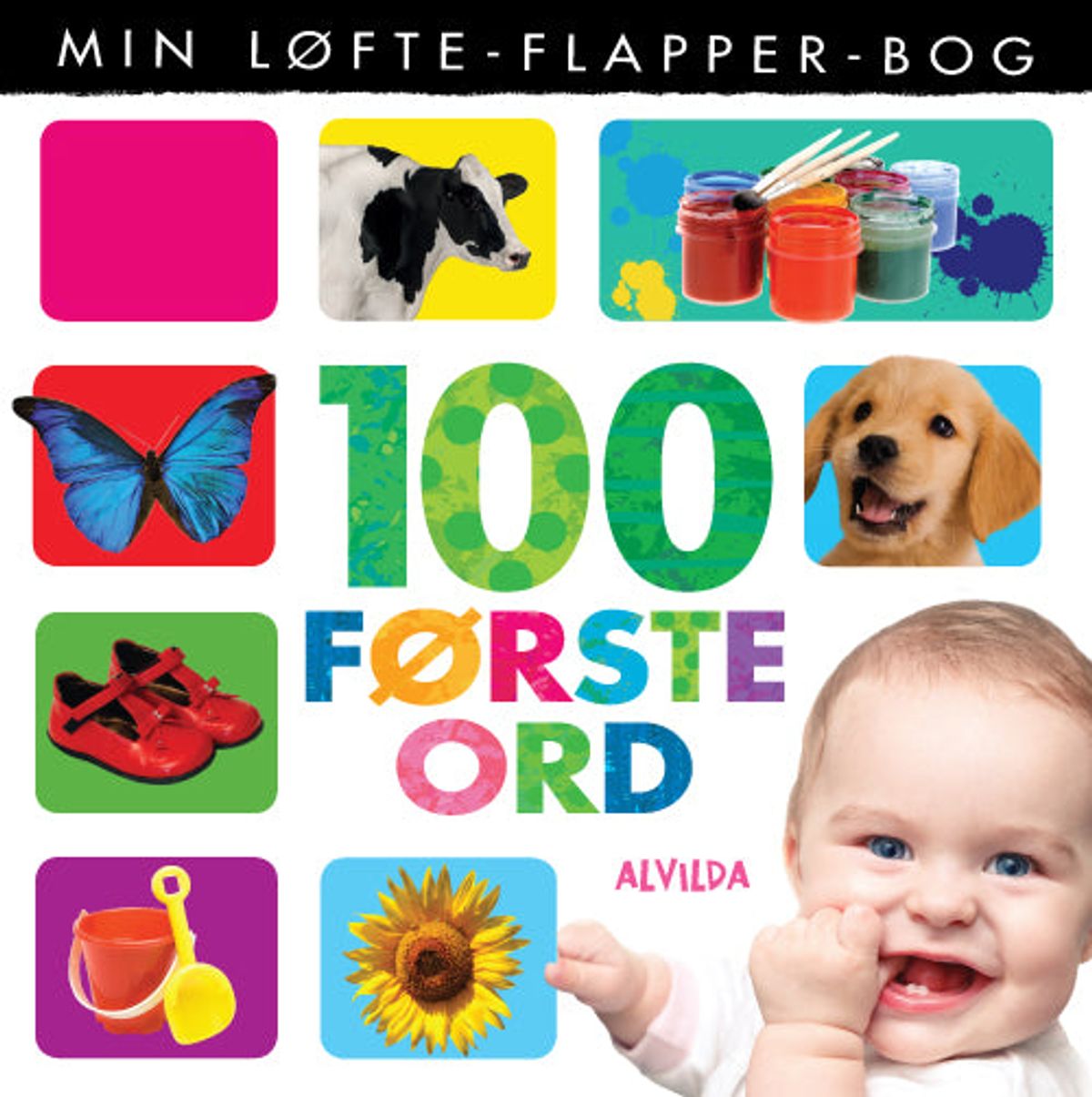 Min løfte-flapper-bog - 100 første ord