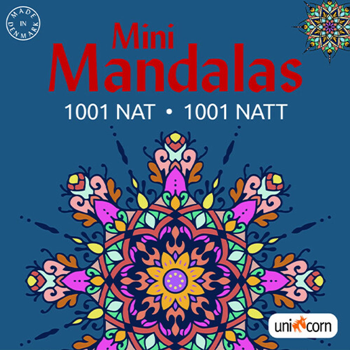 Mini Mandalas - 1001 Nat - Unicorn - Bog