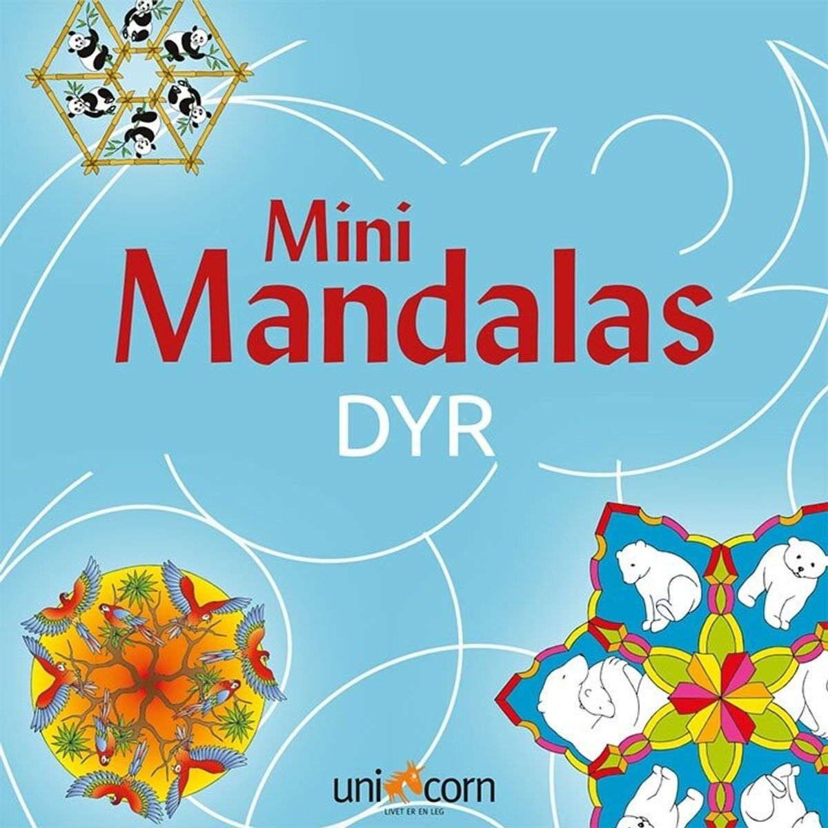 Mini Mandalas - Dyr - Diverse - Bog