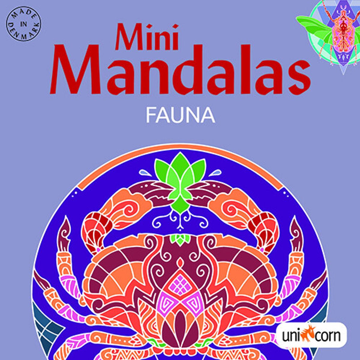 Mini Mandalas - Fauna - Unicorn - Bog