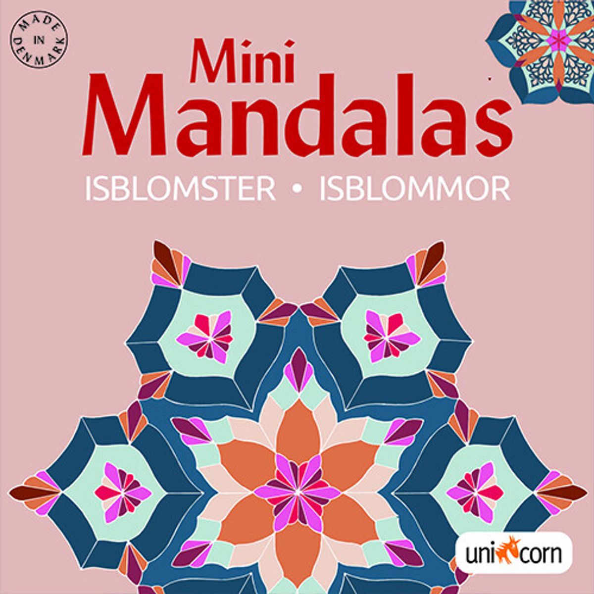 Mini Mandalas - Isblomster - Bog