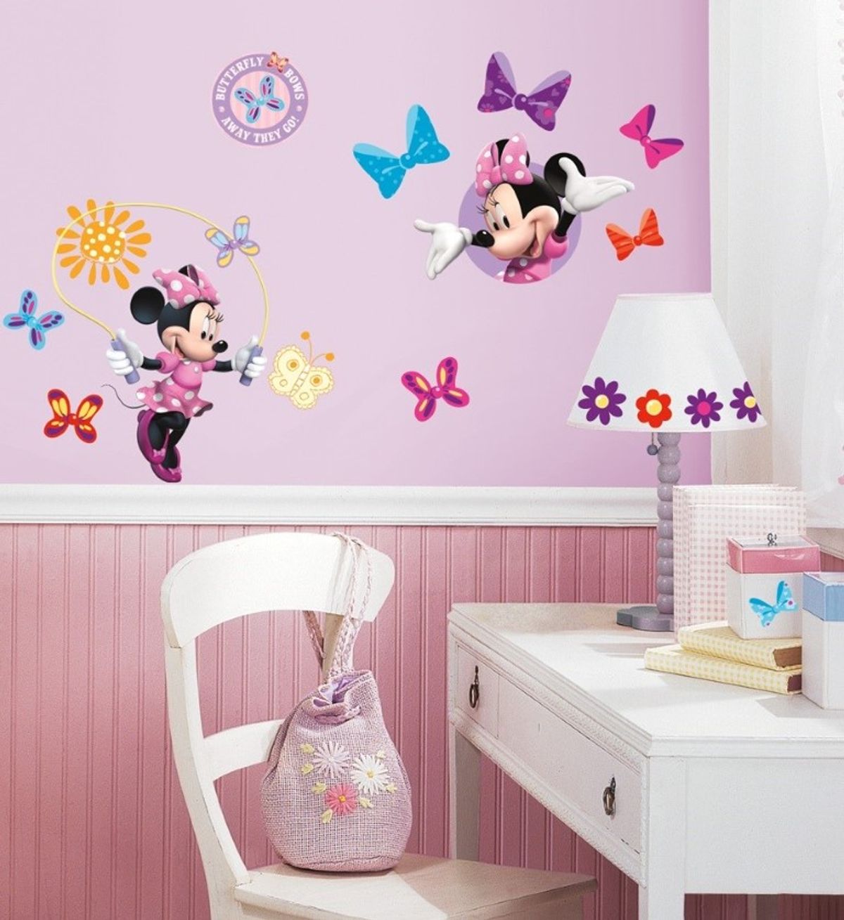 Minnie Mouse Bow-tique Wallstickers