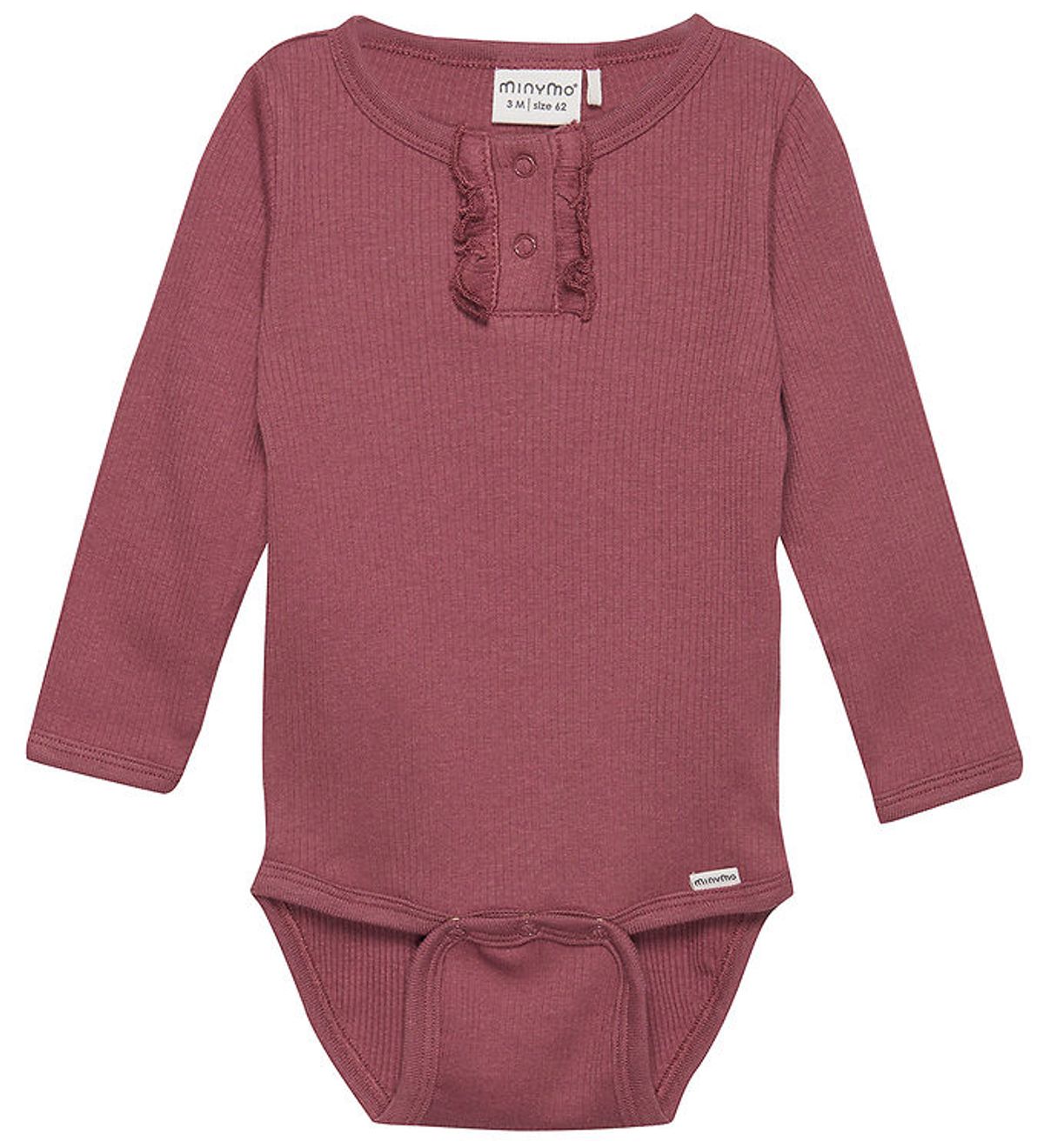 Minymo Body l/æ - Rib - Roan Rouge