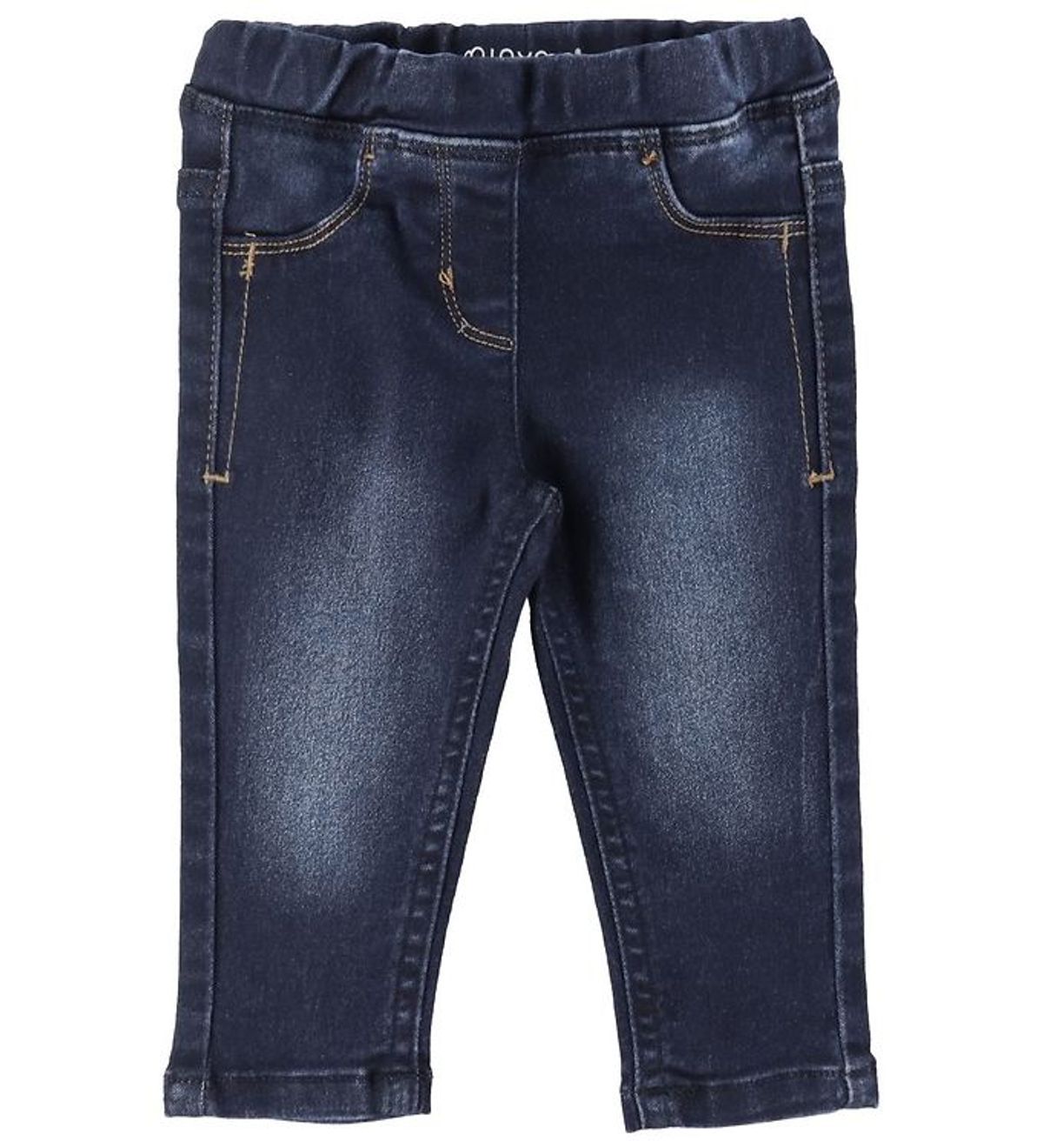 Minymo Bukser - Stretch Slim Fit - Mørkeblå Denim