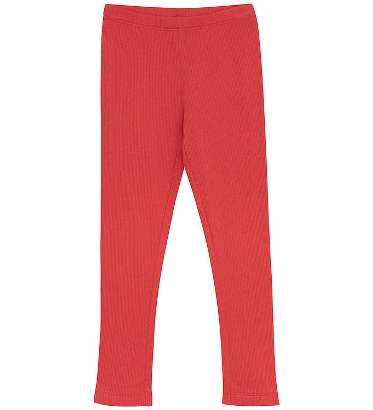 Minymo Leggings - Rib - Tomato Puree