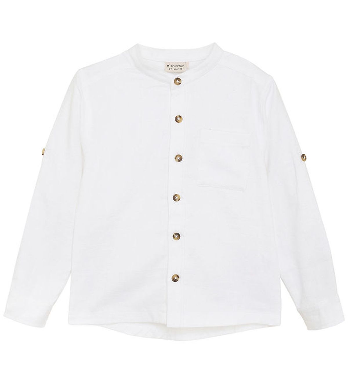 Minymo Skjorte - L/S - Bright White