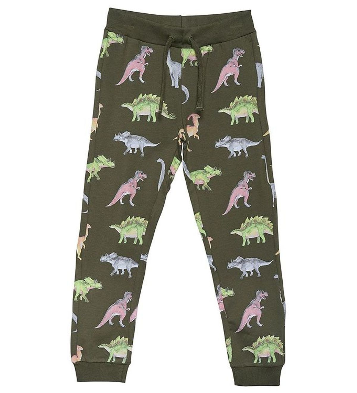 Minymo Sweatpants - Forest Night m. Dinosaur