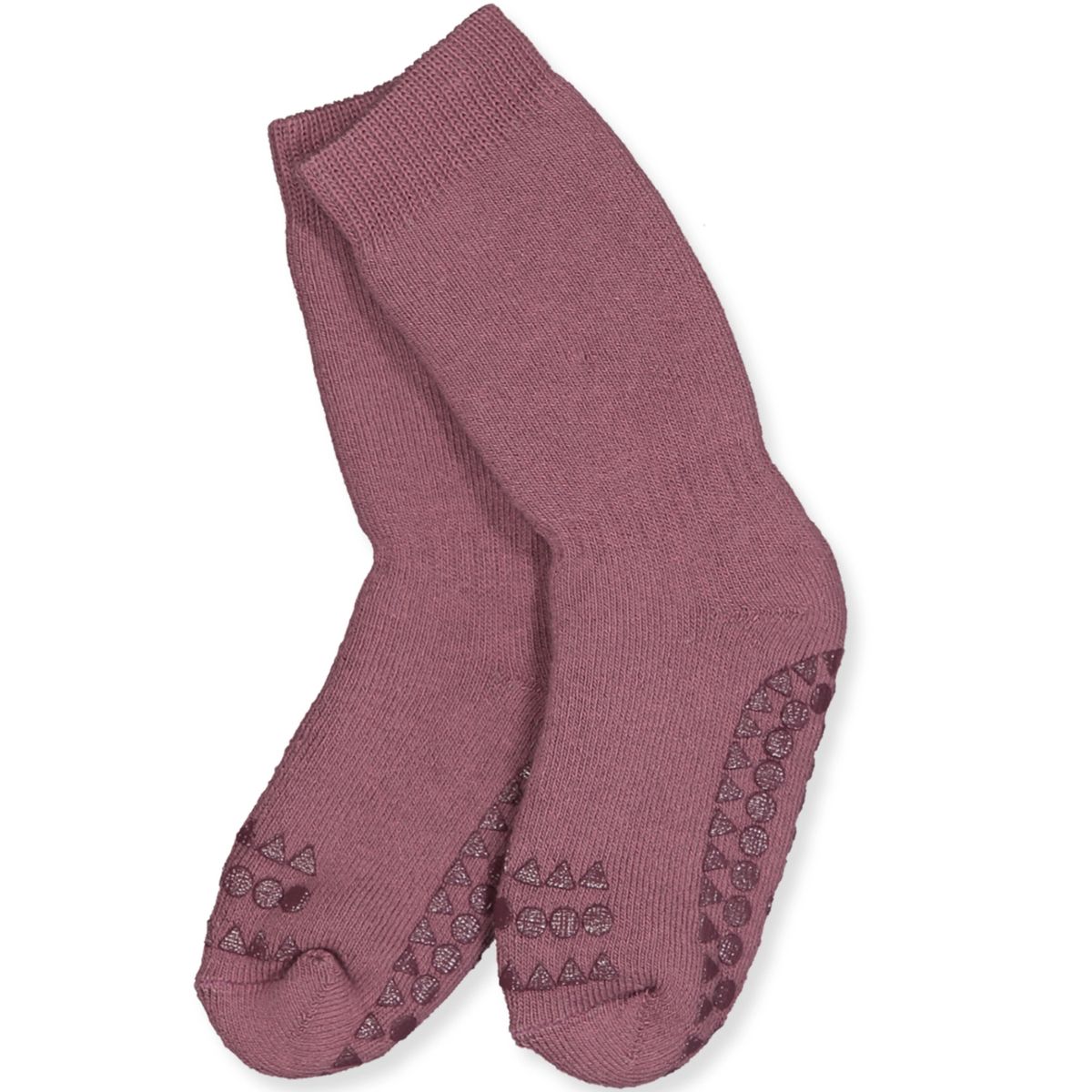 Misty plum non-slip strømper (2-3 år)