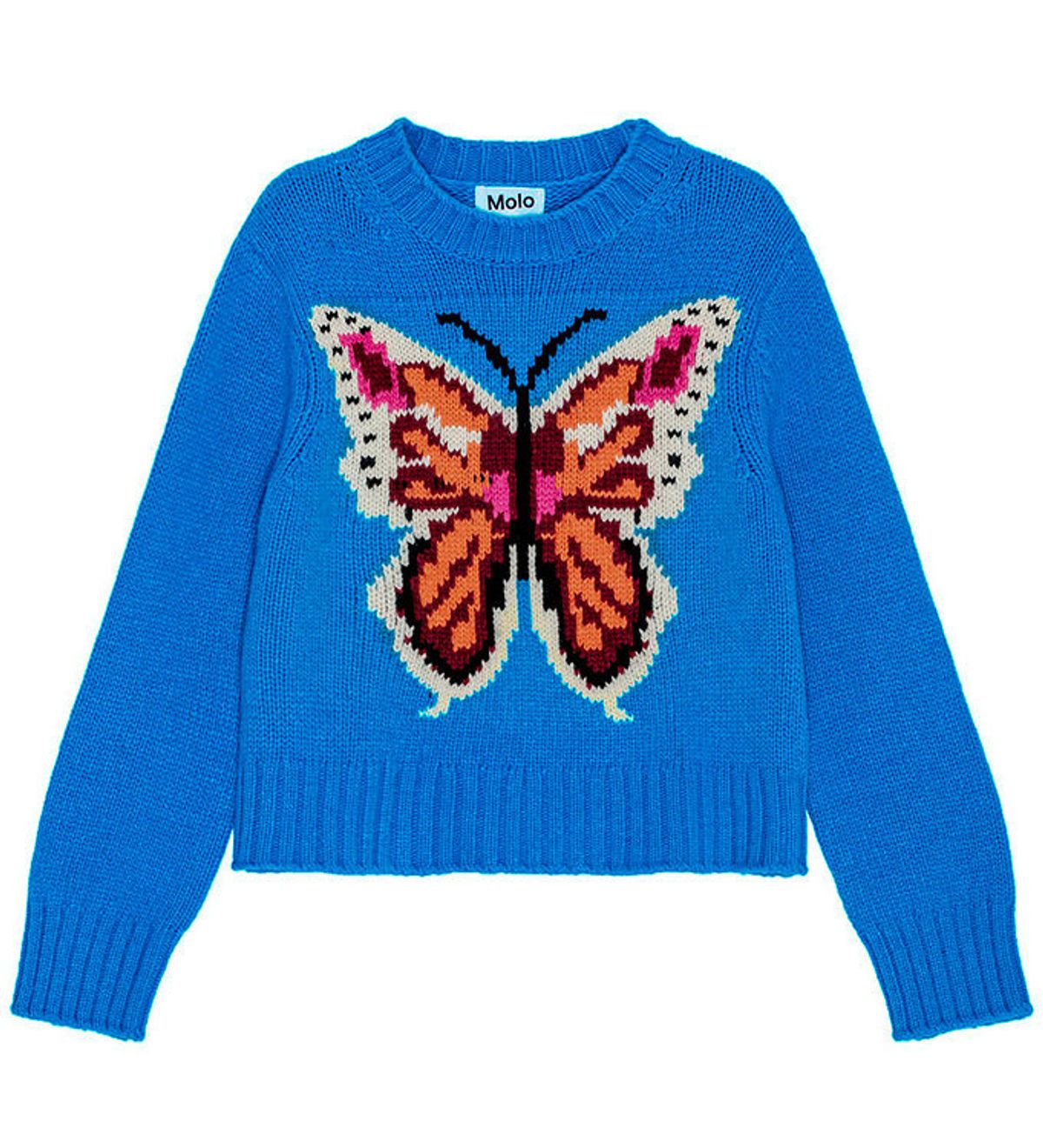 Molo Bluse - Strik - Uld/Akryl - Gulda - Butterfly Knit