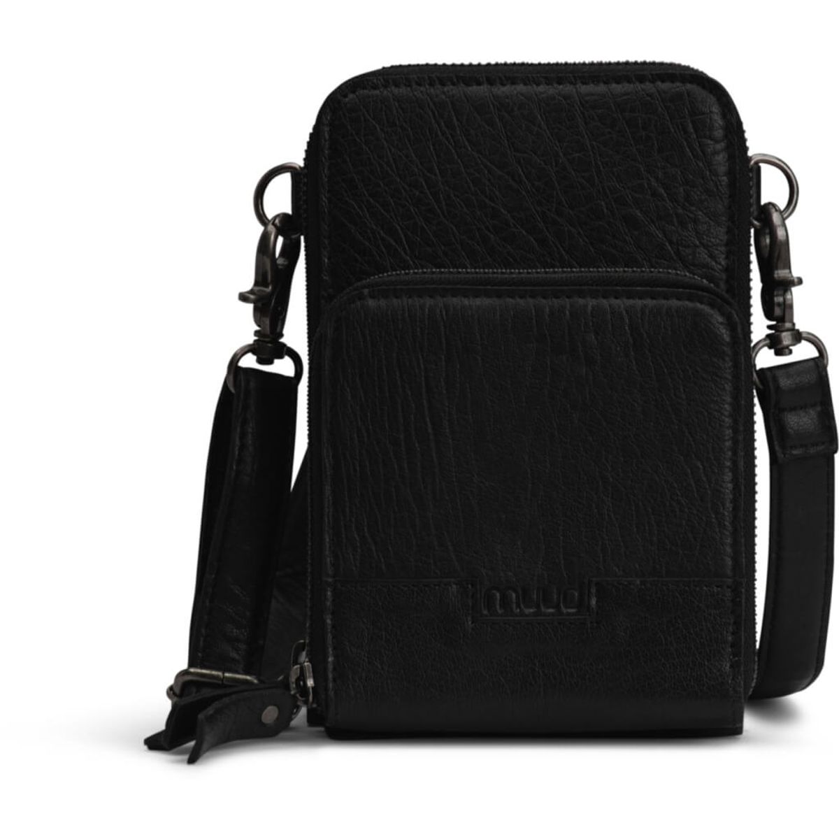 muud Dafna, crossbody taske, læder, sort