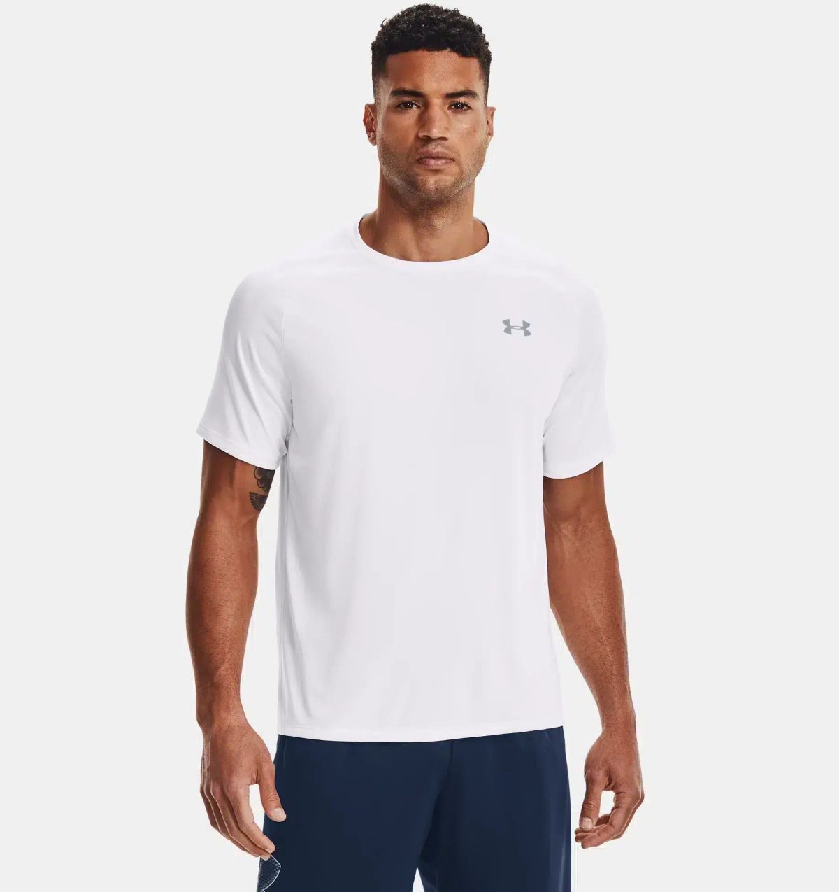 Mænds Under Armour Tech 2.0 T-shirt - White L