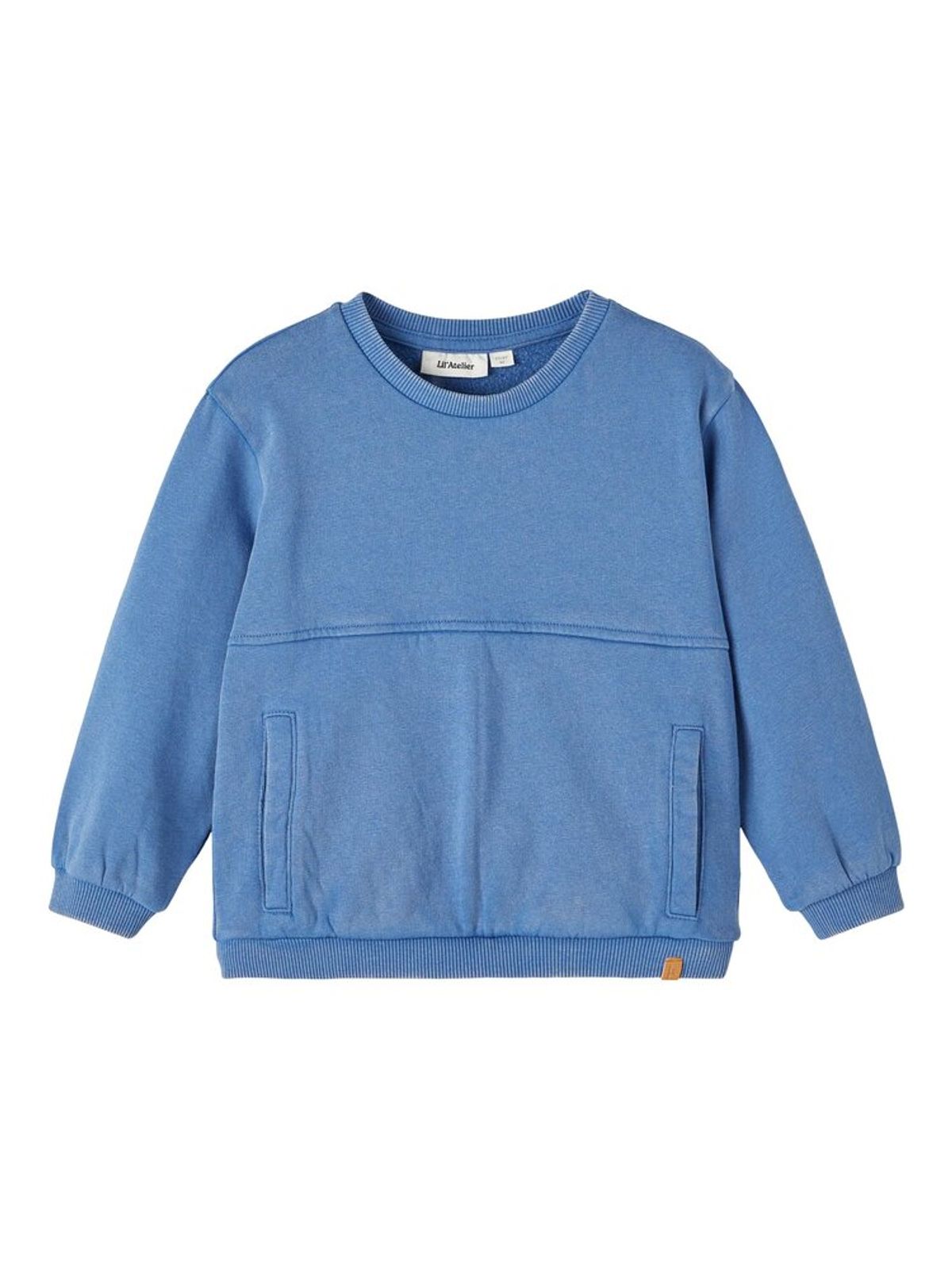 Nalf langærmet løs sweat - federal blue - 122/128