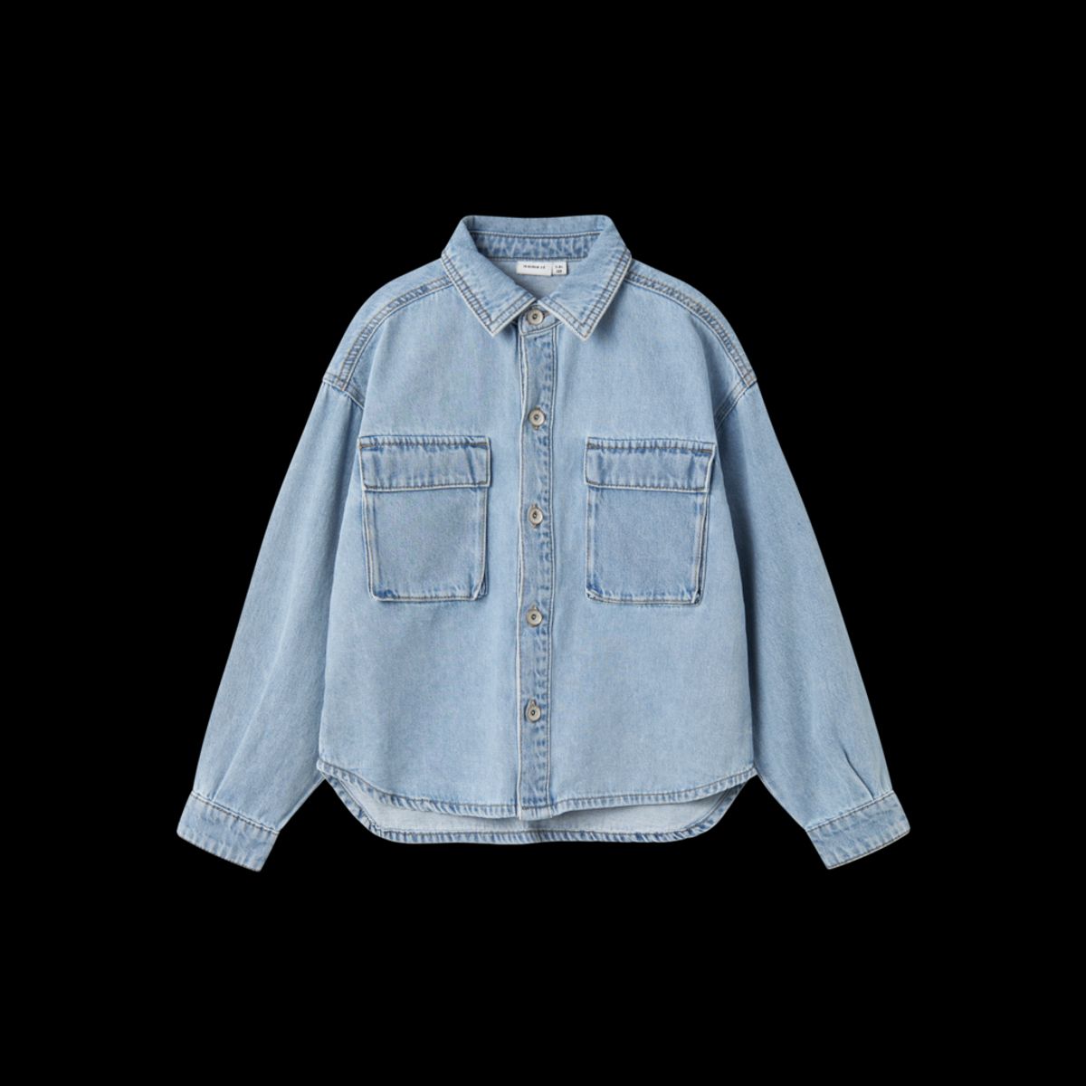 NAME IT Seven Denim Skjorte Light Blue Denim