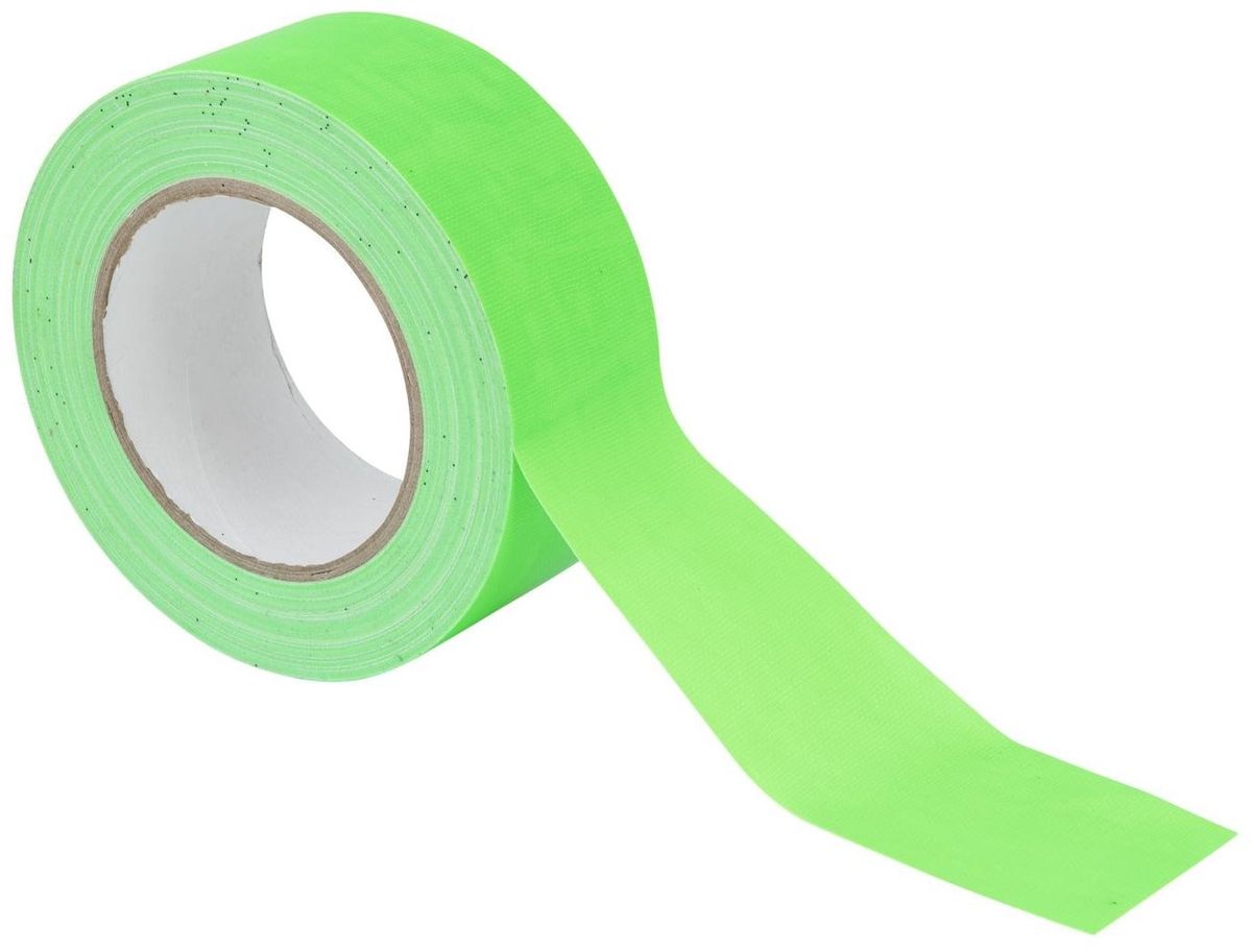 Neon Glow Gaffatape 50mm x 25m - Flere farver Grøn