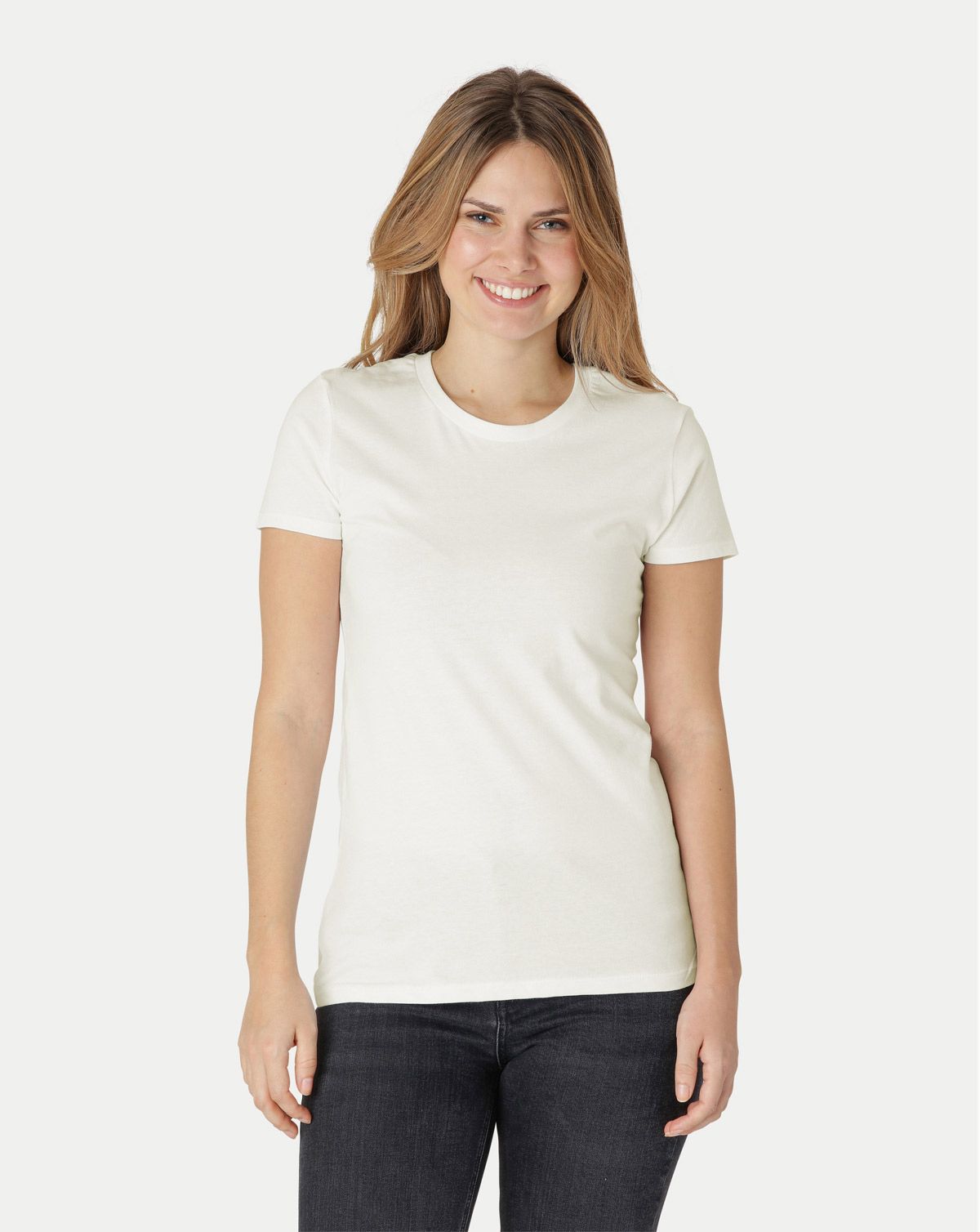 Neutral Dame Fitted T-Shirt Natur