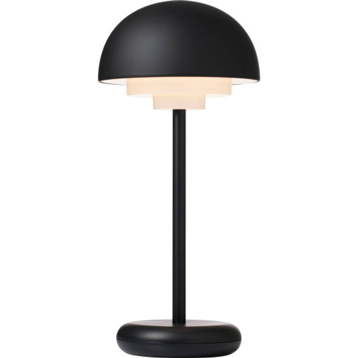 Nielsen Light Toscana genopladelig bordlampe, sort