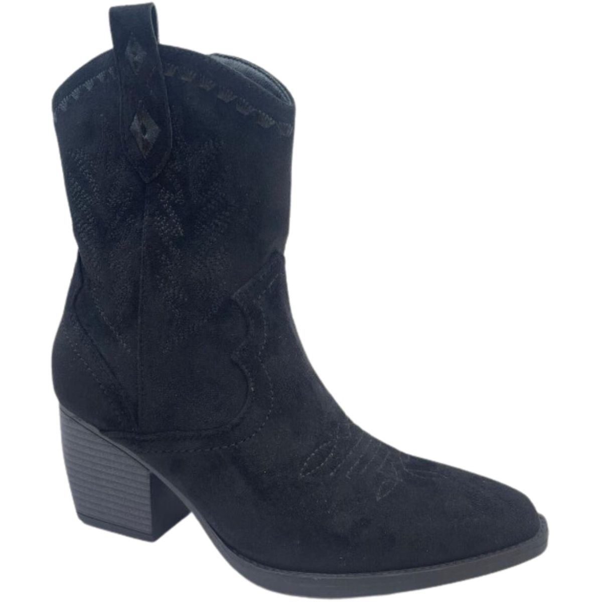 Noelle dame cowboystøvler 2484 - Black