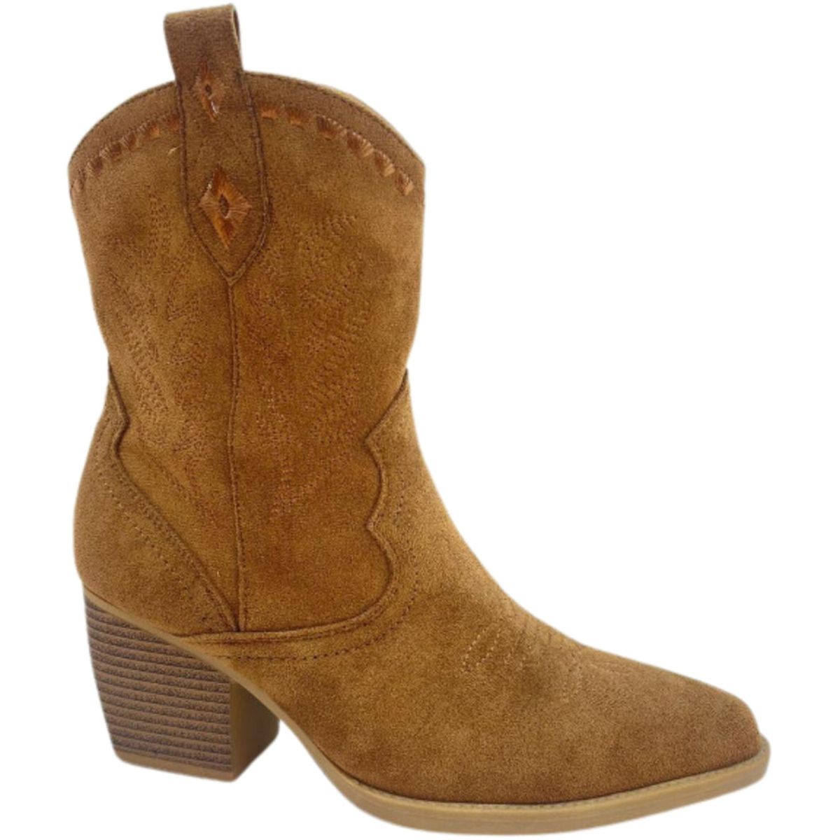 Noelle dame cowboystøvler 2484 - Camel