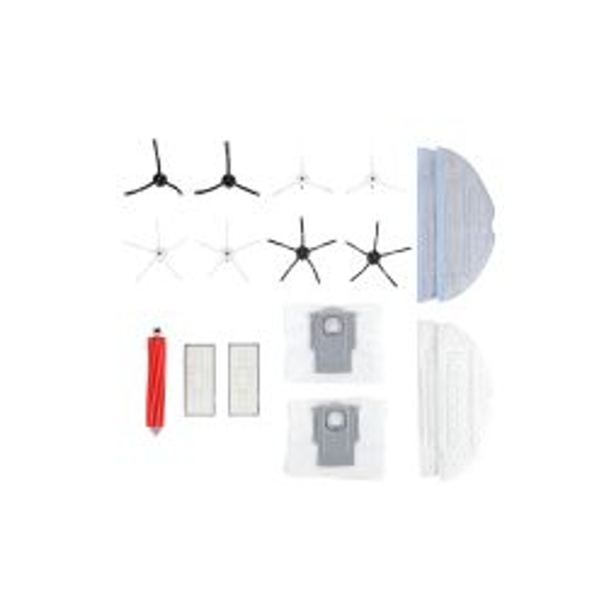 Nordic Quality Nordicquality 17 Pcs Kit For Roborock,s7/s7+/t8/g10/g10s/g10spro - Diverse