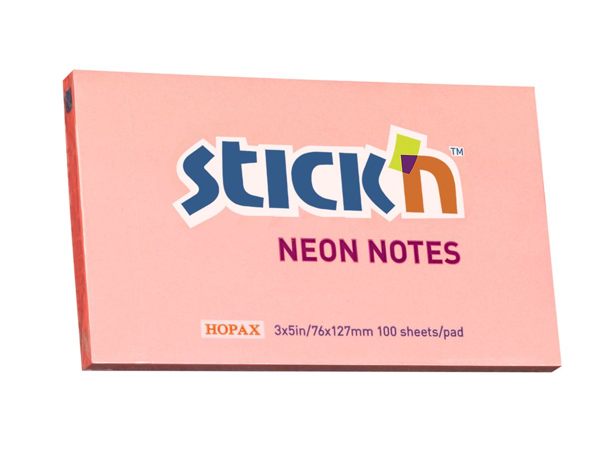 Notes 75x127 mm Neon Rosa