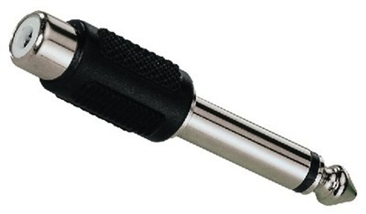 NTA-175 6.3 mm Jack Mono Han til RCA Hun