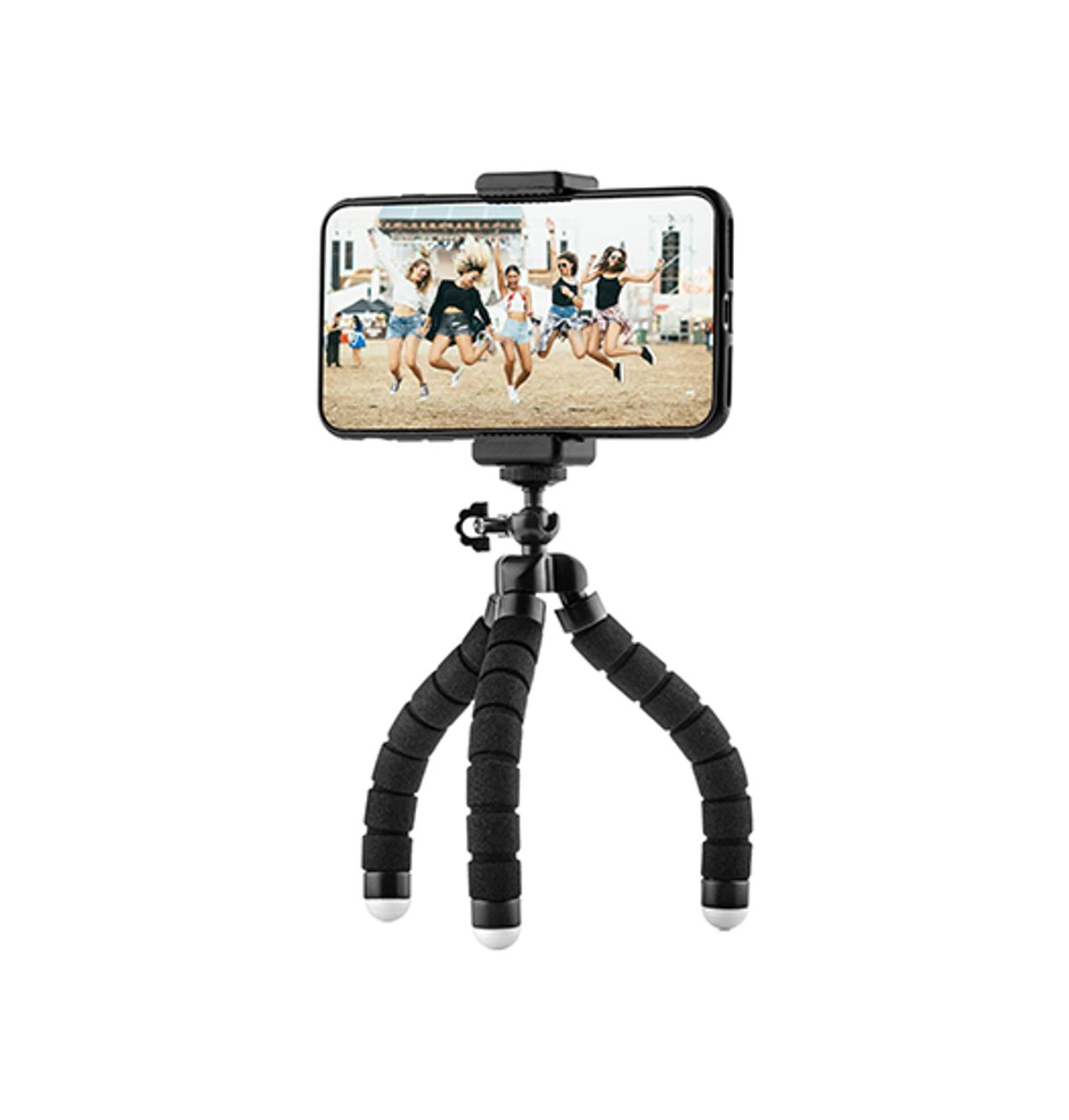 NX-Tech&trade; | Fleksibel Gorilla Tripod til Mobil - Sort