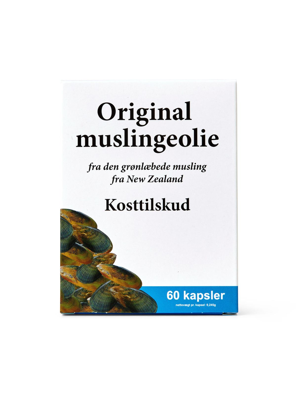 Orignal Muslingeolie - 60 kapsl.