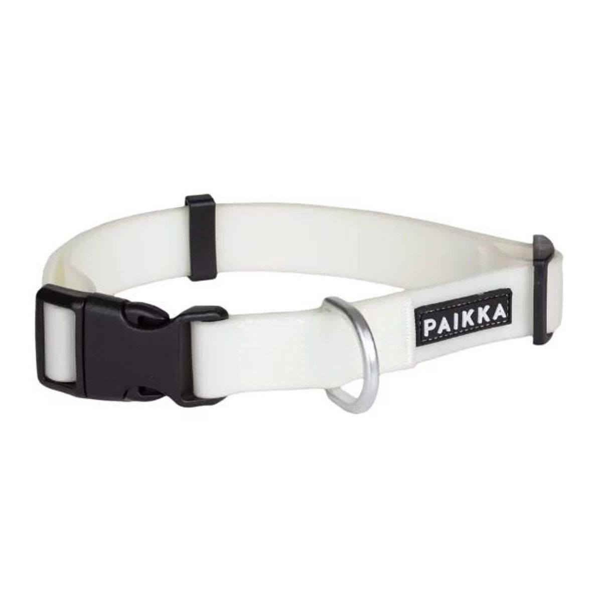 Paikka Glow Collar Hvid , fluorescerende halsbånd, 23 - 30 cm