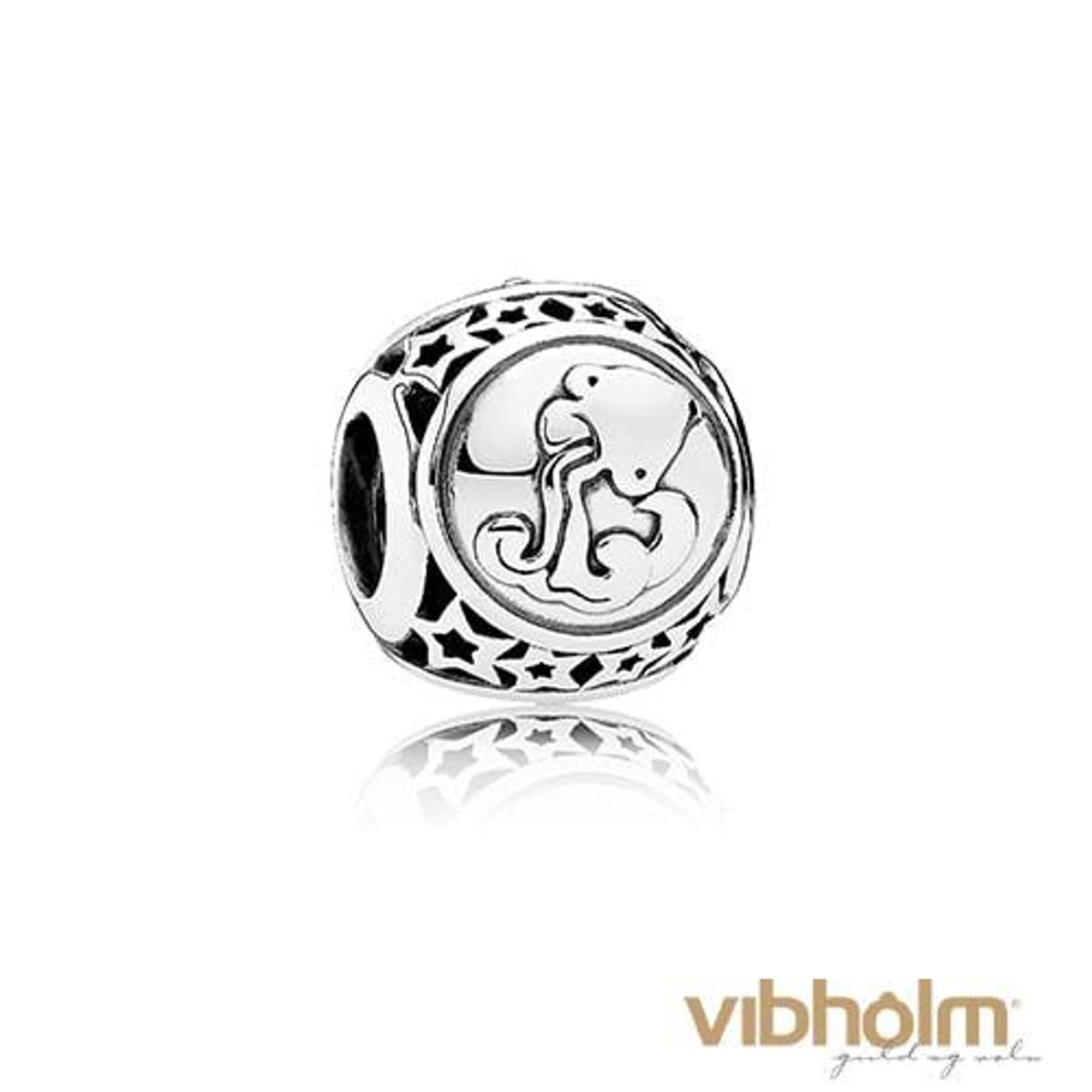 Pandora - Aquarius Star Sign Charm sterlingsølv 791934