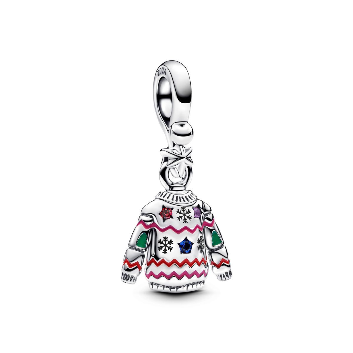 Pandora - Julesweater charm i sølv - 793596