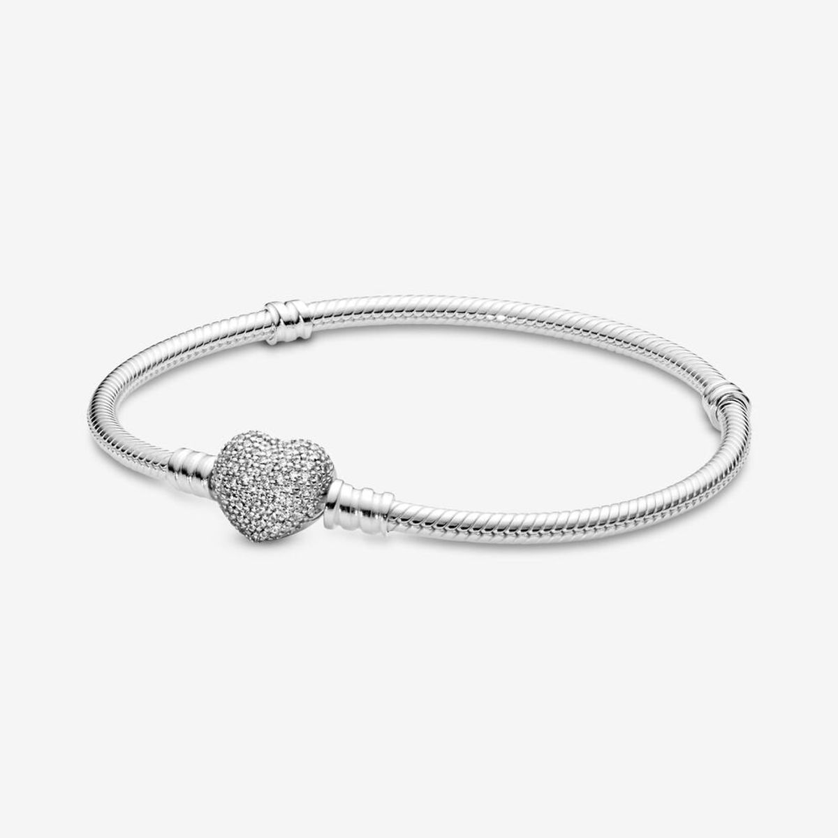 Pandora - Moments Sparkling Heart armbånd 590727CZ