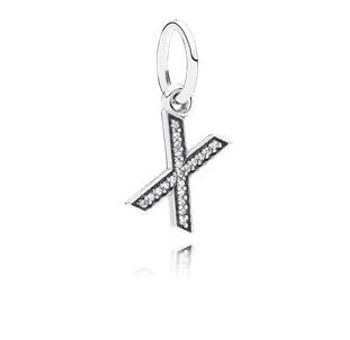 Pandora - "X" charm - 791336cz