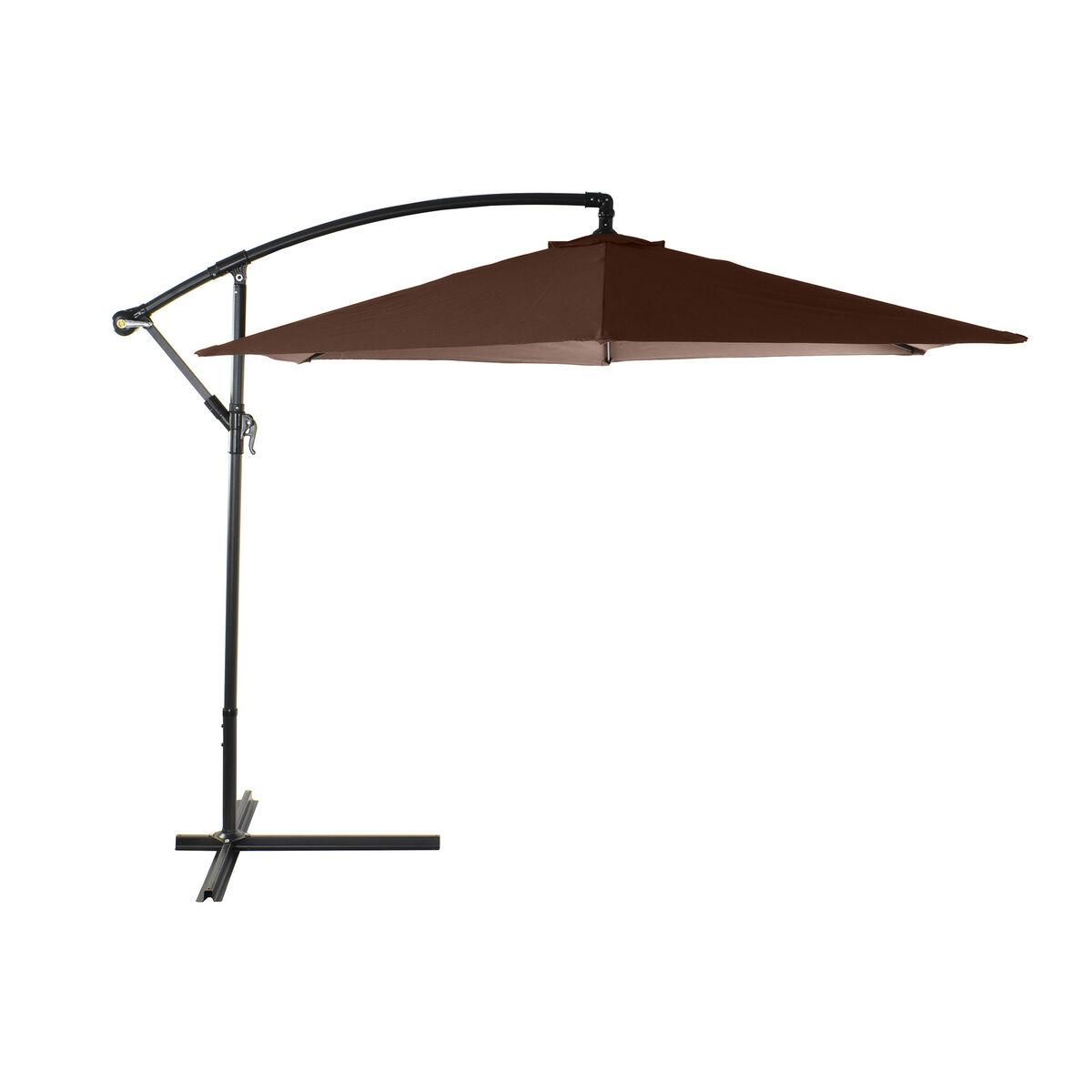 Parasol Brun Stål Aluminium (300 x 300 x 250 cm)