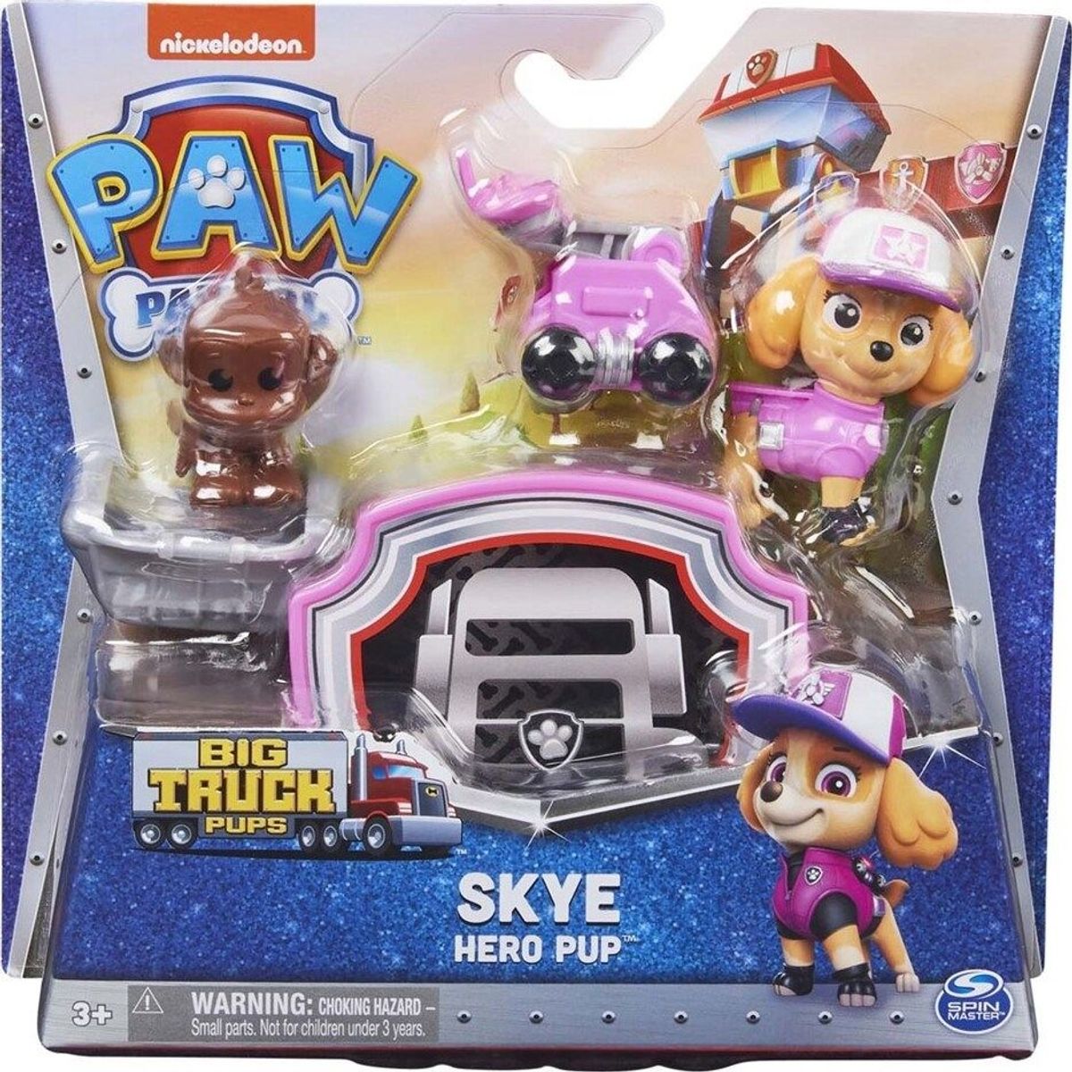 Paw Patrol - Skye Figur Med Tilbehør - Hero Pups