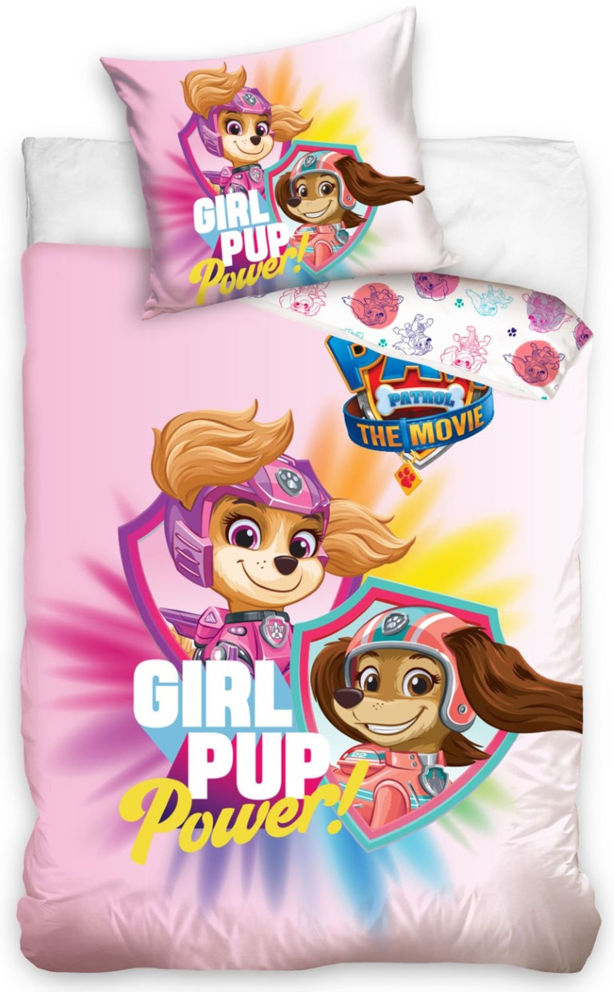 Paw Patrol The Movie ''Girl PUP Power'' Sengetøj 140x200cm