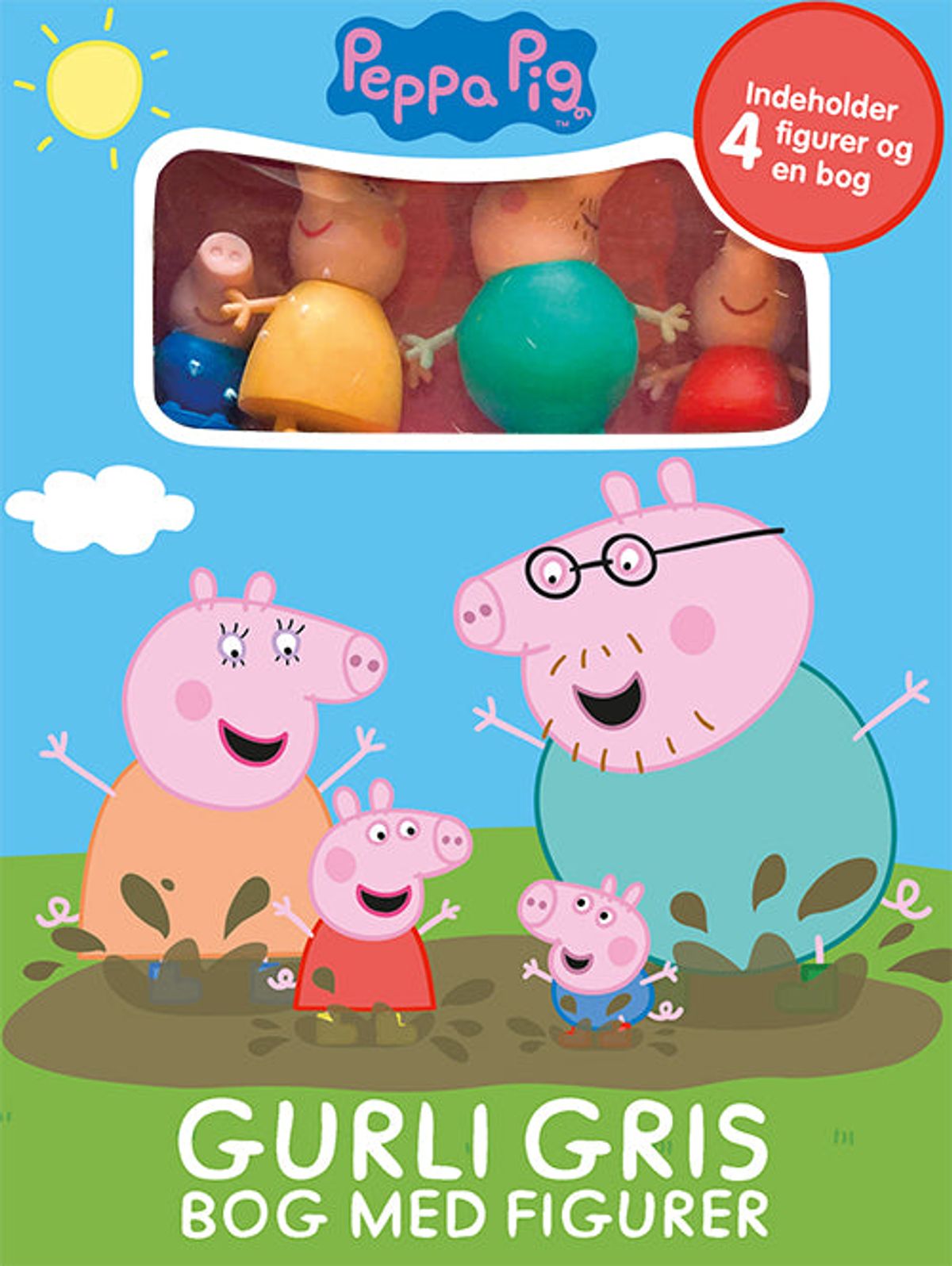 Peppa Pig - Gurli Gris - Bog med figurer